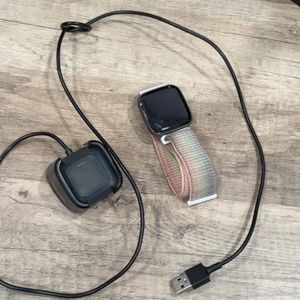 Fitbit Versa 2 with charger’s